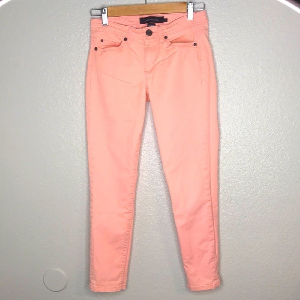 Calvin Klein Skinny Crop Jeans Denim Peach